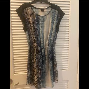 Aqua by Bloomingdale’s Snake Print Dress